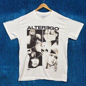 Lisa Alter Ego White Rap T-Shirt Size Large